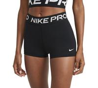 Nike Pro W 3 - pantaloni fitness corti - donna XS Black woman Dri-Fit