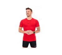 Maglia fitness a manica corta aderente Dri-FIT Nike Pro - Uomo - Rosso XL