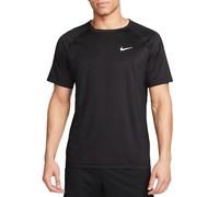 NIKE Maglia funzionale 'Ready' nero / bianco Uomo NIKE XL nero / bianco