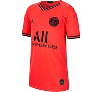 Nike PSG BRT Stad SS AW Jersey Unisex Jersey, Unisex Bambini, Infrared 23/Black, S