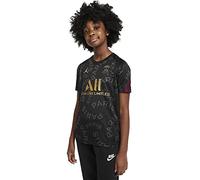 Nike PSG Y NK Dry Top SS PM CL, T-Shirt Unisex Bambini, Black/Bordeaux/(Truly Gold) (No sponsor-3rd), XS
