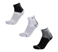 NIKE Calzino sportivo grigio / nero / bianco, Taglia 34-38