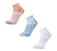 Nike Quarter Sock 3 Pack Unisex - Calze Blu - Taglia 42 - 46 - Algodón Blue 42 - 46