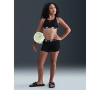 Nike Swim Logo Tape Racerback Bikini & S Black