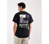 Nike - Racing - T-shirt nera con stampa sul retro-Nero S