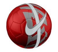 Nike React - Pallone da calcio Bright Crimson/Dark Grey/Pure, 4