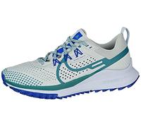 NIKE React Pegasus Trail 4, Sneaker Uomo, Light Silver/Mineral Teal-Racer Blue, 44.5 EU