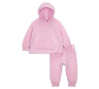 Nike Ready, Set! Completo in 2 pezzi con pantaloni jogger e felpa con cappuccio - Bebè (0-9 mesi) - Rosa 9-12M