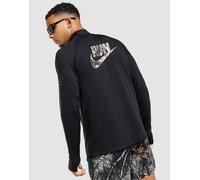 Nike Realtree Stride 1/4 Zip Top, nero S