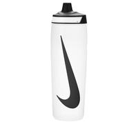 Nike Refuel - Borraccia da 680 ml, colore: bianco/trasparente