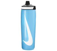 Nike Refuel Bottle 24 OZ Bottiglia Borraccia Sport BPA Free Ermetica (BALTIC BLUE/BLACK/WHITE)