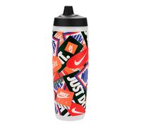 Nike Refuel Bottle 24oz/709 Ml Graphic Borraccia-Trasparente,Nero