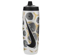 Nike Refuel Graphic Bottiglia per Bere Clear/Black/Flt Gold/Flt Silver/Black 709 ml