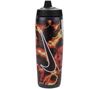 Nike Refuel Graphic Bottiglia per Bere Obsidian/Black/Bright Crimson 709 ml