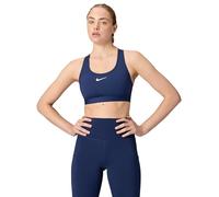 Reggiseno Nike Swoosh Medium Support Non-Padded Sports - midnight navy/white - Blu (L)