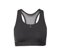 Reggiseno con zip frontale nike dri fit swoosh donna nero