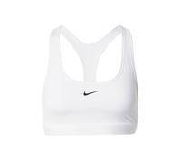 Nike swoosh light support bra white