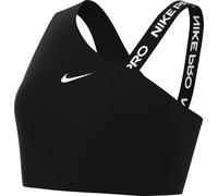 Nike Reggiseno Sportivo W NP Swoosh Ms Asym Bra, Nero/Bianco/Bianco, FV6526-010, XS
