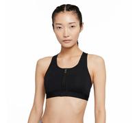 Reggiseno con zip frontale nike dri fit swoosh donna nero
