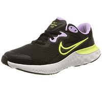 Nike Renew Run 2, Scarpe da Ginnastica, Black/lt Lemon Twist-Lilac-White, 37.5 EU