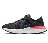 Nike Renew Run (PS) Scarpe Walking Shoe Black/Light Lime-Smoke Grey 30.5