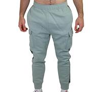 NIKE Repeat FLC Pantaloni Dusty Sage/Dusty Sage/White L