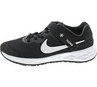 Nike Revolution 6 Flyease, Scarpe Da Ginnastica Unisex Bambini E Ragazzi, Nero Black White Dk Smoke Grey, 38.5 EU