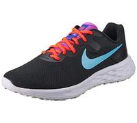 NIKE Revolution 6 Next Nature, Sneaker Donna, Black/Baltic Blue-Bright Crimson, 40.5 EU