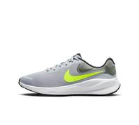 Nike Revolution 7, Basso Uomo, Wolf Grey Volt Smoke Grey Black, 42 EU