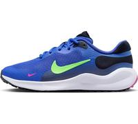 NIKE Revolution 7 (GS), Basso, Ossidiana Scura Lt Ultramarine Lime Blast, 39 EU