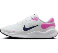 NIKE Revolution 7, Sneaker Uomo, White/Midnight Navy-Playful Pink, 34 EU