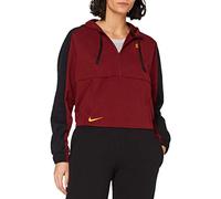 Nike Roma W NK Dry Hoodie PO, Felpa Donna, Team Red/Black/(University Gold) (No Sponsor), L
