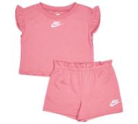 Nike Ruffle Neonato - Tute da ginnastica Rosa - Taglia 86 - 92 CM - Jersey di cotone Pink 86 - 92 CM