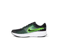 Nike Run Defy, Scarpe Stringate Uomo, Nero Verde Strisce Bianco Shock, 44 EU