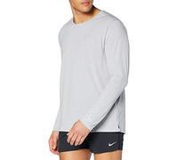 Nike Run Dvn Miler Gx Flash Manica Lunga Manica Lunga da Uomo, Uomo, Lt Smoke Grey/Reflective Silv, M