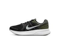 Nike Run Swift 2, Sneaker Uomo, Black/LT Smoke Grey-Cargo Khaki-White, 40.5 EU