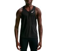 Nike Running - Canottiera ultraleggera e traspirante - M Nike Dri-Fit ADV Aeroswift Singlet Black Summit White per Uomo in Pelle - Taglia M - Nero