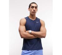 Nike Running - Dri-FIT Miler - Canotta blu navy XL
