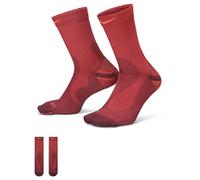 Nike - Running Lightweight Crew Socks - Calze da running EU 42-46 rosso