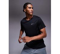 Nike Running - Miler Breathe - T-shirt nera-Nero S