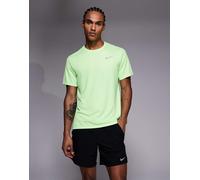 Nike Maglia a maniche corte Miler SS Dri-FIT UV Uomo Verde fluo XXL