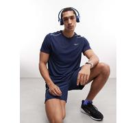 Nike Running - Miler Dri-FIT UV-Protection - T-shirt blu navy S