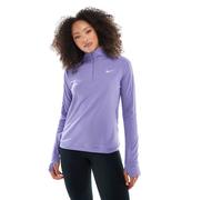 Nike Running - Pacer Dri-FIT - Top a maniche lunghe lilla con zip corta-Viola S
