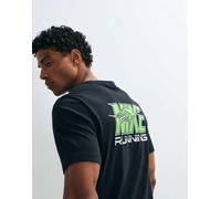 Nike - Dri-Fit Tee Stride Print Pack - Maglia da corsa S nero