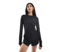 Maglia a maniche lunghe nike swift black donna