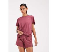 Pantaloncini 2 in 1 nike swift rosa da donna