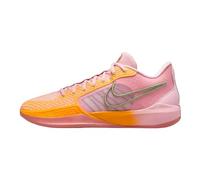 Nike Sabrina 1 - Scarpe da basket unisex, Rosa tenue medio/arancione totale/verde olio, 44 EU