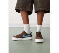 Nike - SB Zoom Pogo Plus - Sneakers marroni e blu-Marrone 37.5