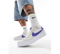 Nike - SB Zoom Polo Plus - Sneakers bianche e blu navy-Bianco 38.5