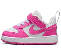Nike Scarpa Court Borough Low Recraft - Bebè e Bimbo, White/Laser Fuchsia, 26 EU